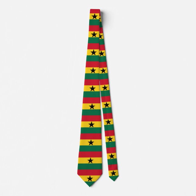 Ghana Flag Neck Tie (Front)