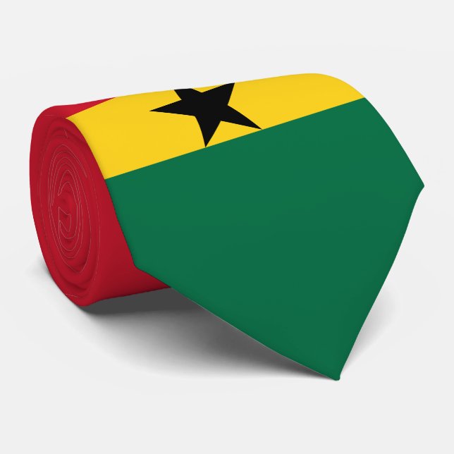Ghana Flag Neck Tie (Rolled)