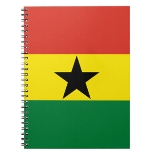 Ghana flag notebook