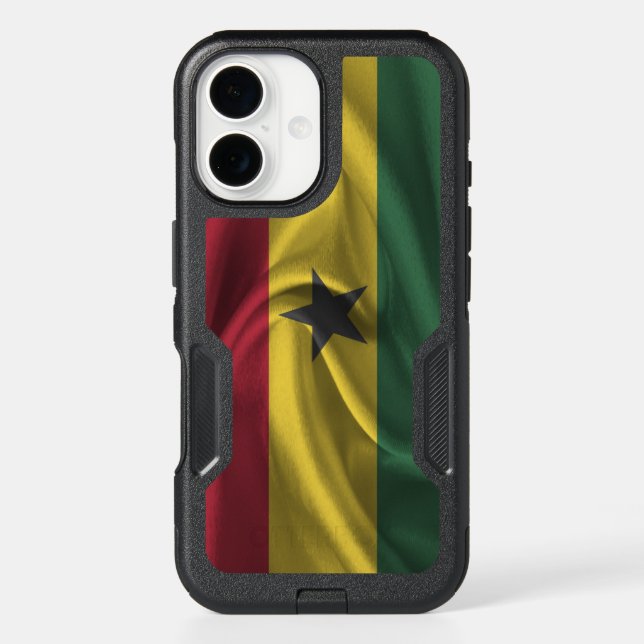  Ghana Flag Otterbox iPhone Case (Back)