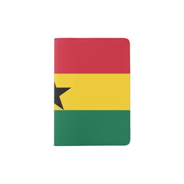 Ghana flag Passport Holder (Front)