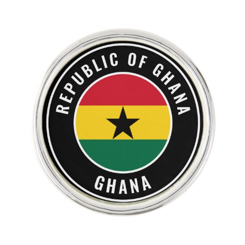 Ghana Flag Patriotic Lapel Pin