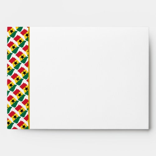 GHANA FLAG Personalized Celebration Wedding Envelope