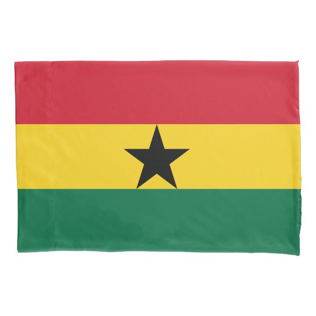 Ghana Flag Pillow Case (Front)