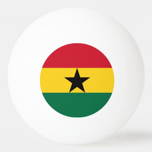 Ghana Flag Ping Pong Ball