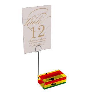 Ghana Flag Place Card Holder