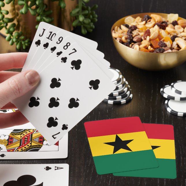 Ghana Flag Playing Cards (In Situ)