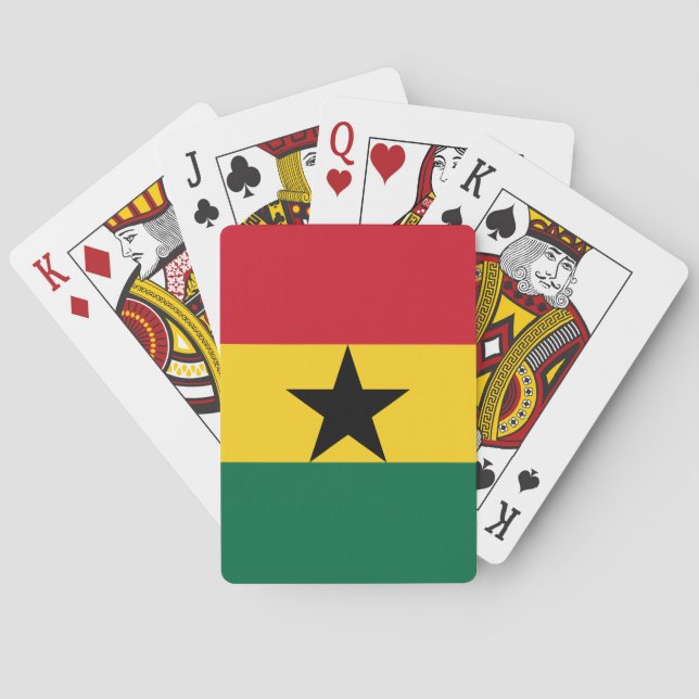 Ghana Flag Poker Cards (Back)