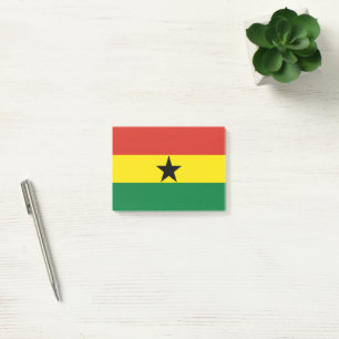 Ghana flag post-it notes