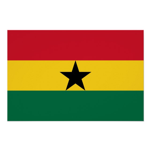Ghana Flag Poster (Front)