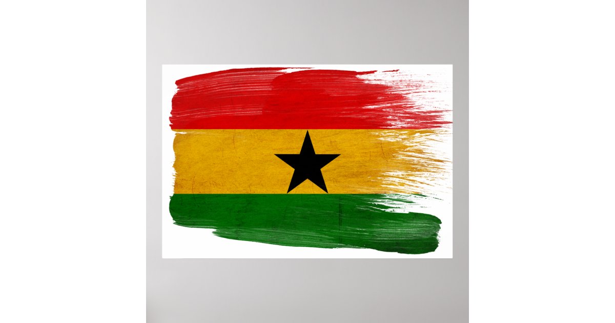 Ghana Flag Posters | Zazzle