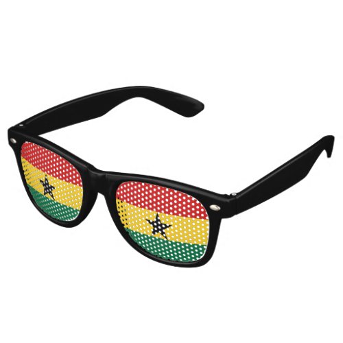 Ghana Flag Retro Sunglasses