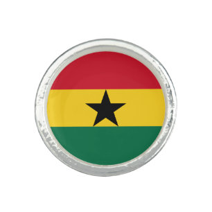 Ghana Flag Ring