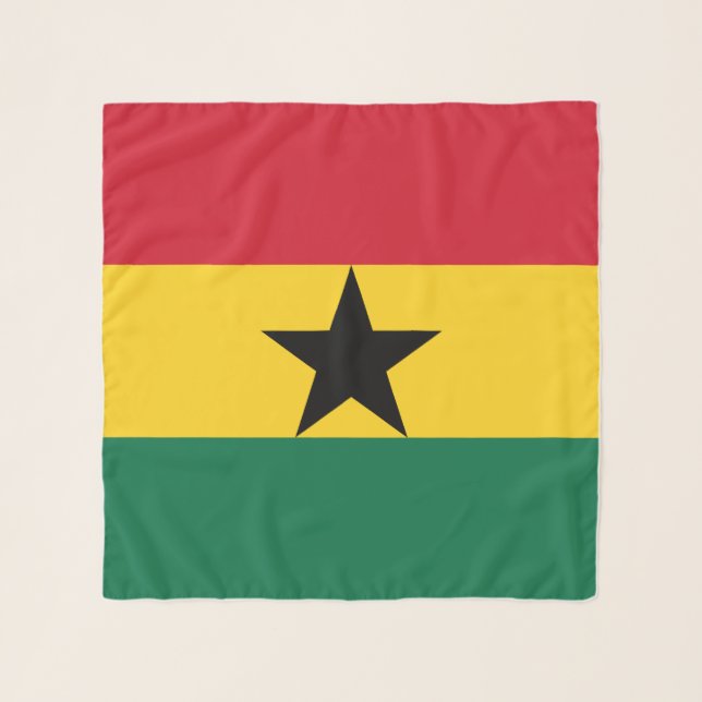 Ghana Flag Scarf (Front)