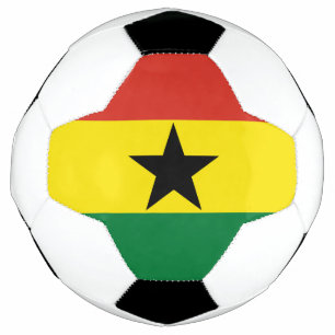 Ghana flag soccer ball