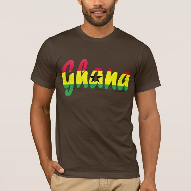 Ghana Flag T-shirt (Front)