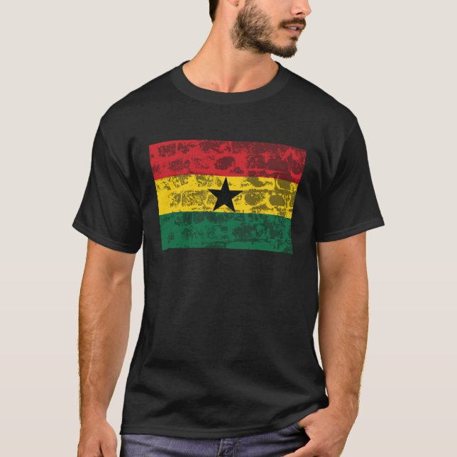Ghana Flag T-Shirt (Front)
