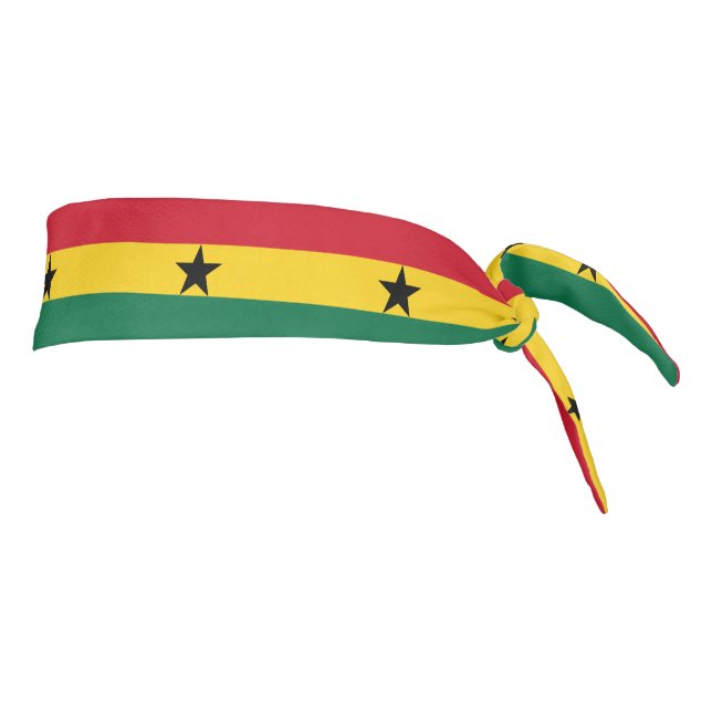 Ghana Flag Tie Headband (Rotate 90)