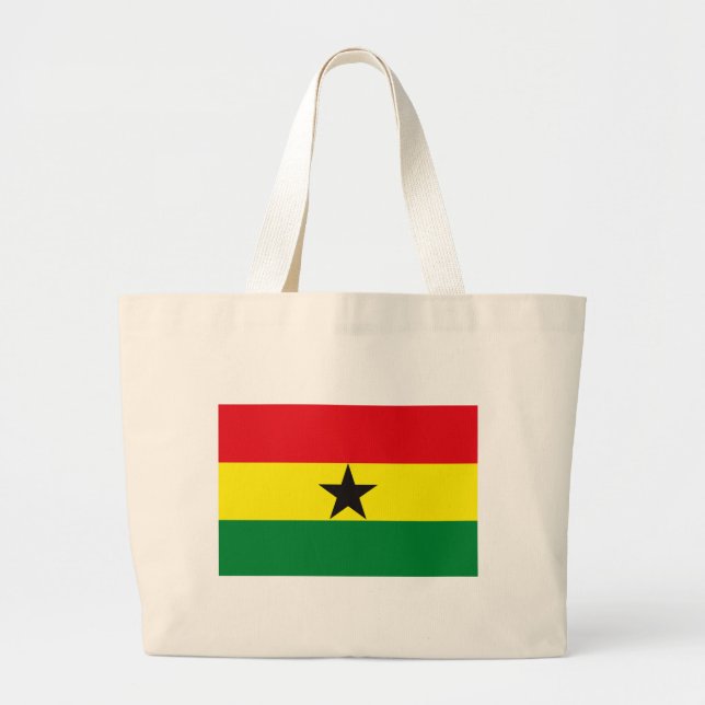 Ghana Flag Tote Bag (Front)