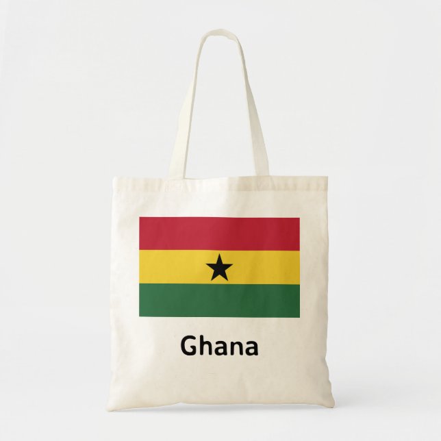 Ghana Flag Tote Bag (Front)