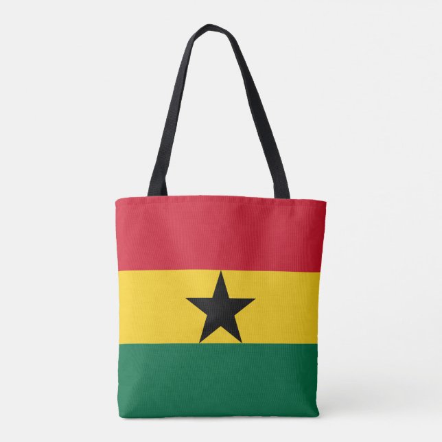 Ghana Flag Tote Bag (Back)