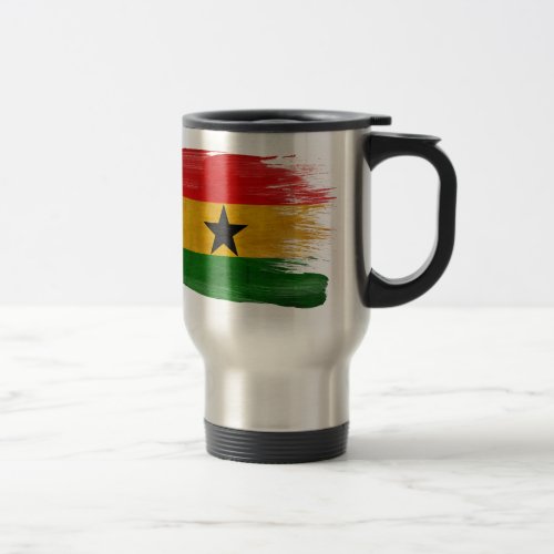 Ghana Flag Travel Mug