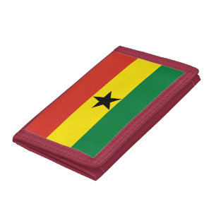 Ghana flag tri-fold wallet