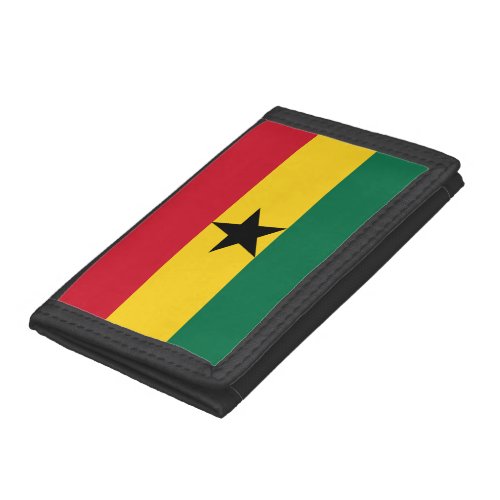 Ghana Flag Trifold Wallet