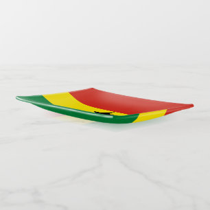 Ghana flag trinket tray