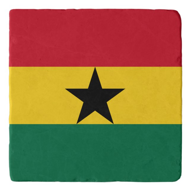 Ghana Flag Trivet (Front)