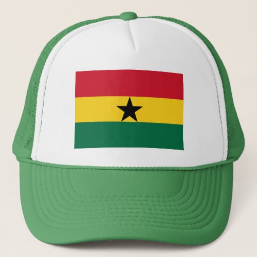 Ghana Flag Trucker Hat