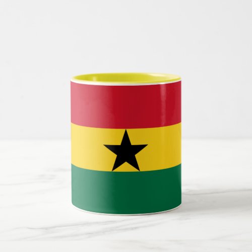 Ghana Flag Two_Tone Coffee Mug