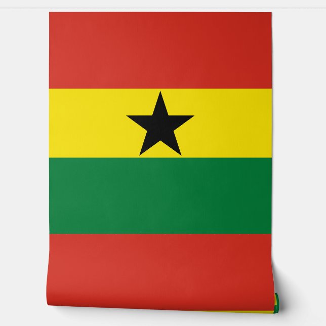 Ghana flag wallpaper  (Unrolling)