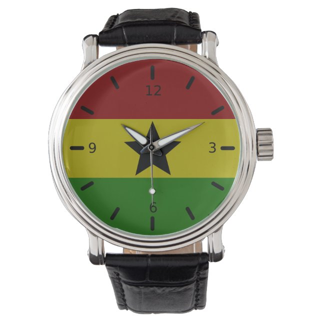 Ghana flag watch (Front)