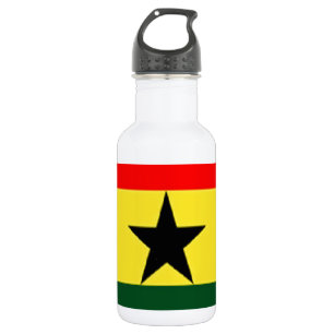 Ghana flag water bottle