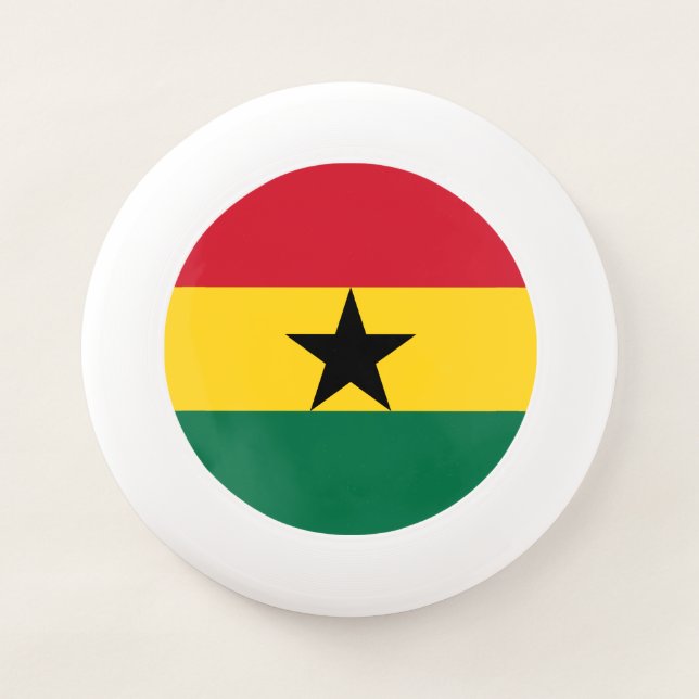 Ghana Flag Wham-O Frisbee (Front)