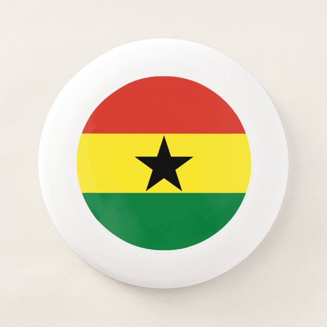 Ghana flag Wham-O frisbee (Front)