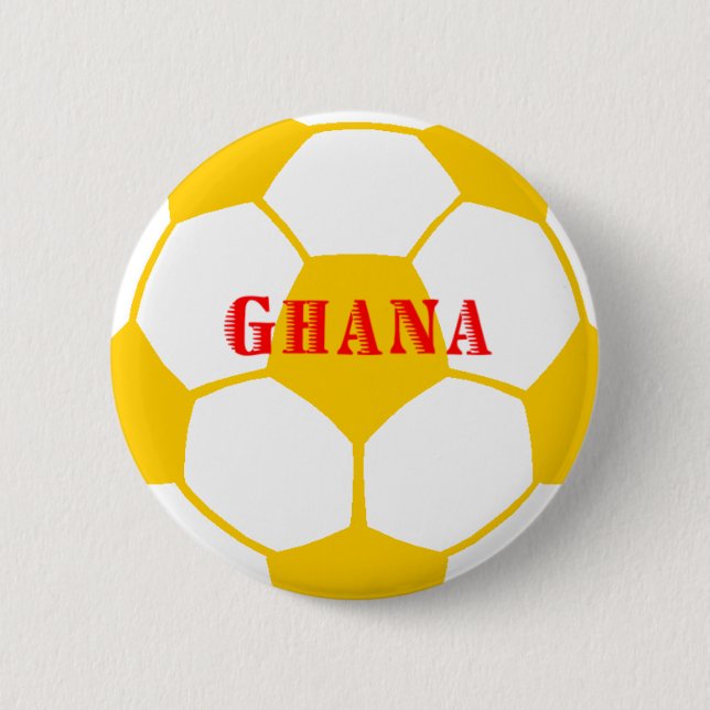 Ghana football pinback button (Front)