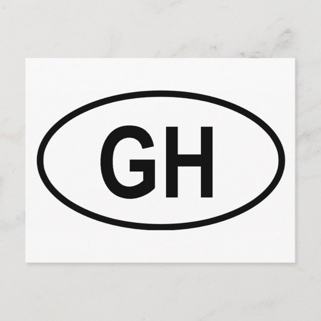 Ghana "GH" Postcard (Front)