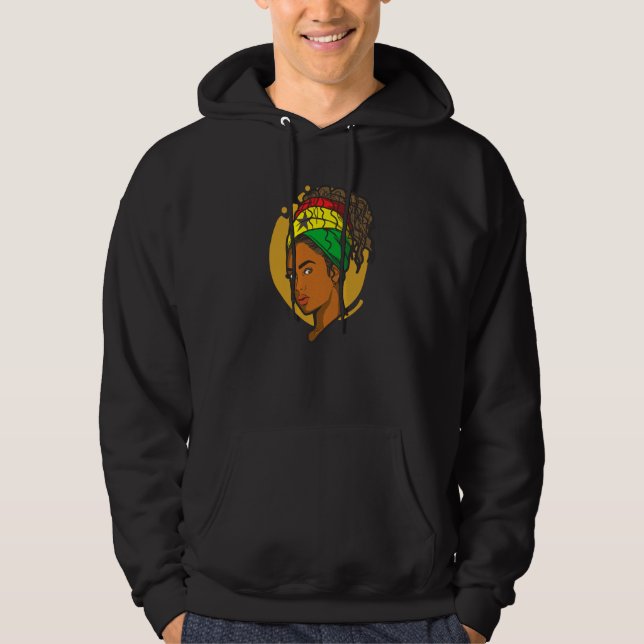 Ghana Ghanaian Flag Africa Proud Princess Queen Me Hoodie (Front)