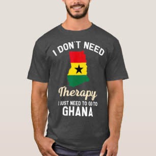 Ghana Ghanaian Flag Map Travel Vocation Gifts T-Shirt