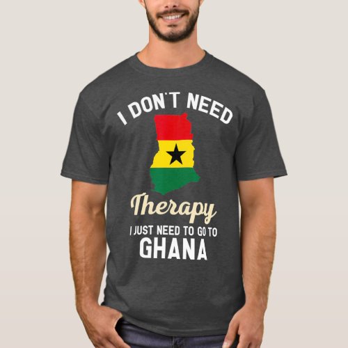 Ghana Ghanaian Flag Map Travel Vocation Gifts T_Shirt
