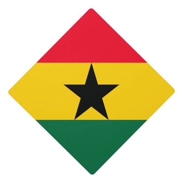 Ghana Graduation Cap Topper (Front)