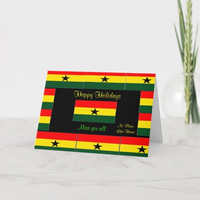 ghana holiday greeting cards (Front)