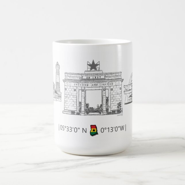 Ghana Icons coffee mug (Center)