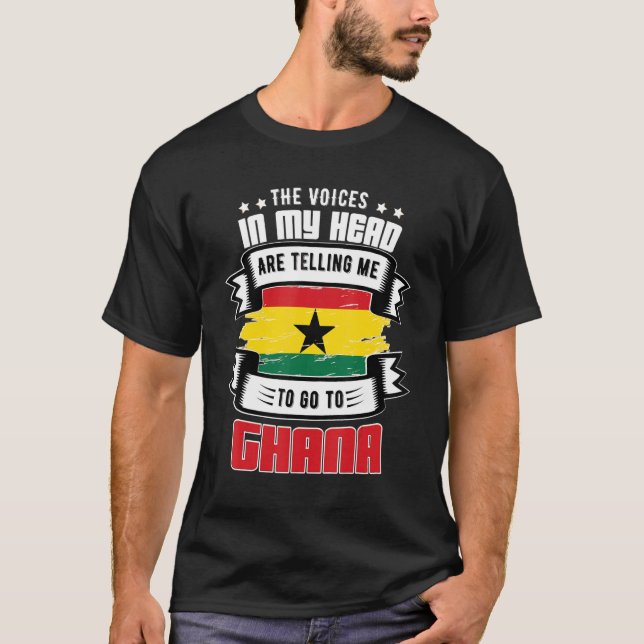 Ghana In My Head T-Shirt (Front)