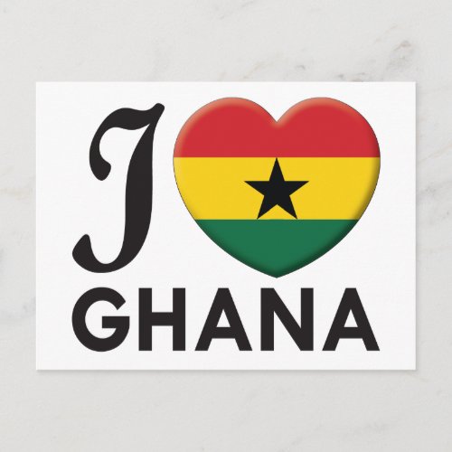 Ghana Love Postcard