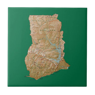 Ghana Map Tile