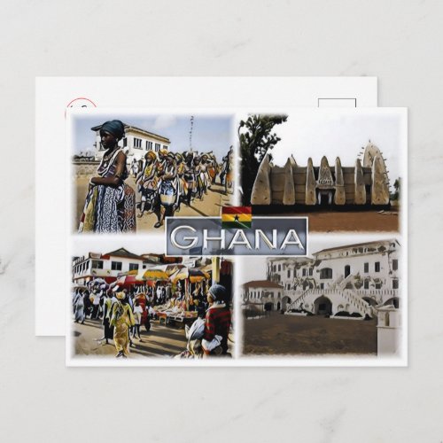 Ghana _ Mosaic _ Postcard