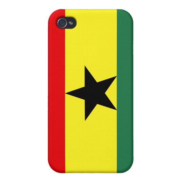 Ghana National Flag  iPhone 4/4S Cases